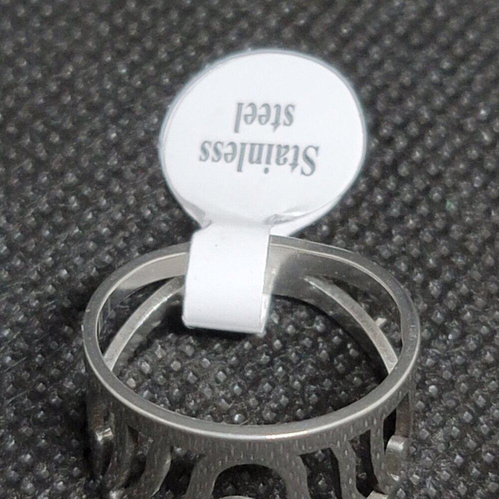 R40. Stainless Steel Ring. - Picture 2 of 3